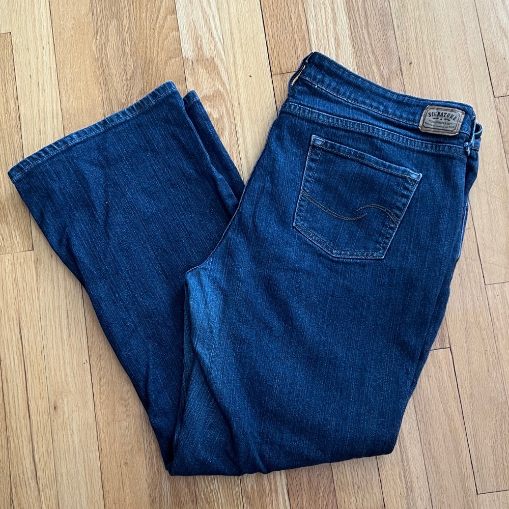 Signature Levi's Women's Low Rise Bootcut Jeans 18 Medium EUC